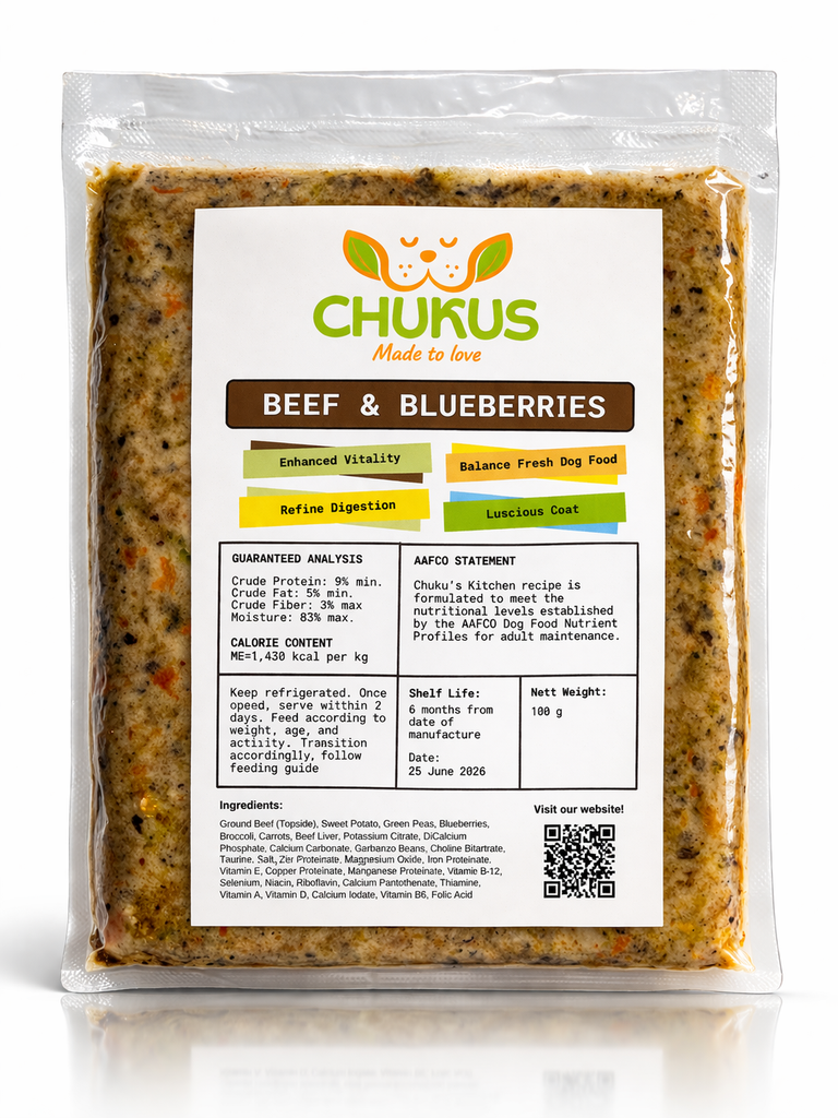 CHUKUS Beef 100g - Fresh Treats Shelf-Stable